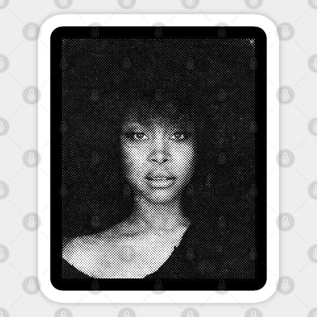 Erykah Badu - Halftone Sticker by Resdis Materials